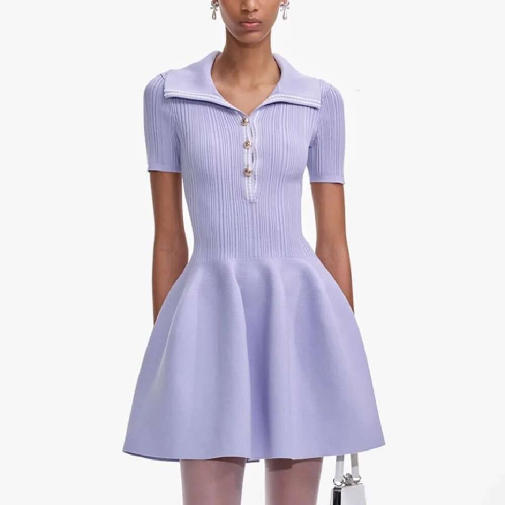 2025 Summer Women's Tight Dresses Knit Stretch Single-Breasted Corset Elegant Traf Woman Dress Y2k Clothes New Fashion Skirts