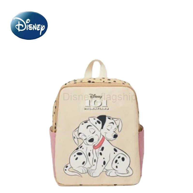 Disney 2025 New Disney Co-branded Dalmatian Backpack Childrens School Bag Student Backpack Womens Shoulder BagXJ250515