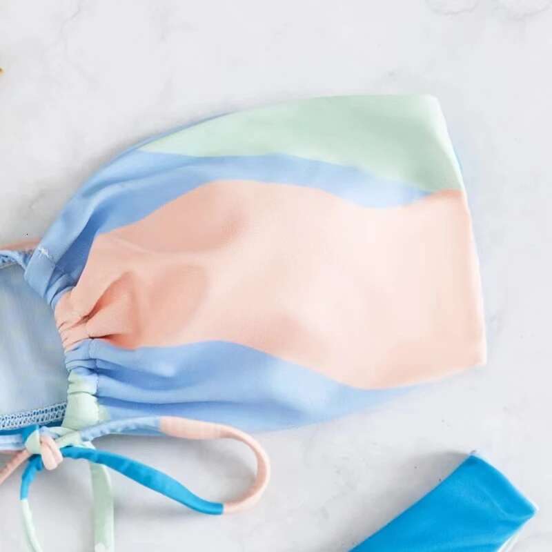 KNOW DREAM-Sexy Bikini Set for Women Thong, Side Halter Tie Swimsuit Ladies Split Strap, Adjustable Brazilian Swimwear,Beachwear