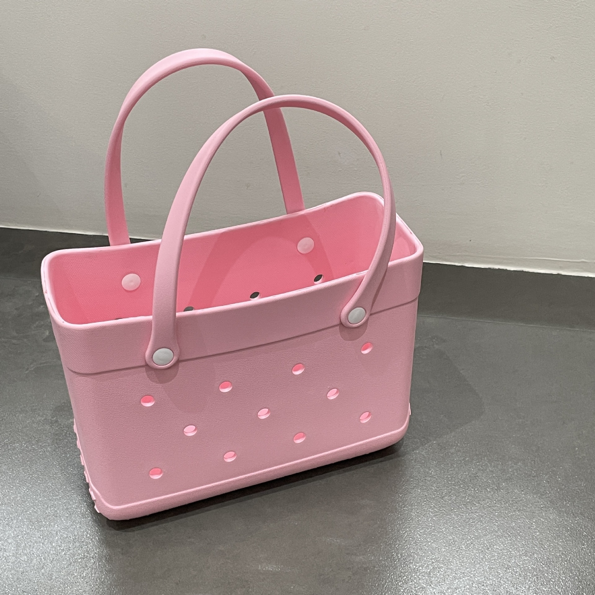 Women's Handheld EVA Beach Hole Bag DIY 2025 New Product Storage Waterproof