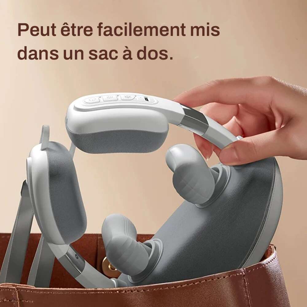 Simulated Finger Multifunctional Massager, Adjustable in Multiple Gears, Fully Wrapped Shoulder and Neck Massage Shawl, Constant Temperature Heating +