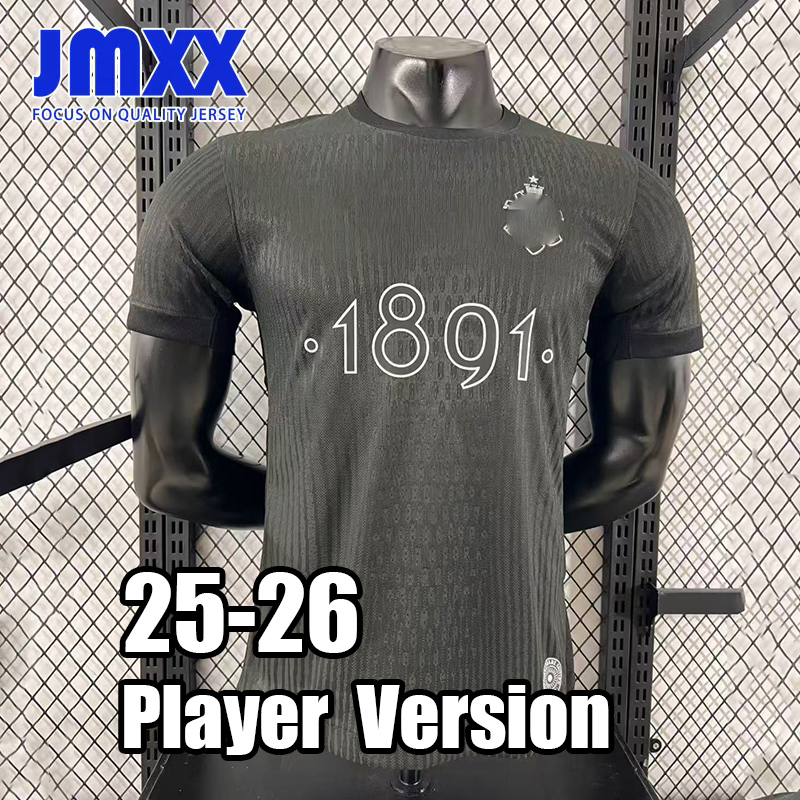 JMXX 25 26 AIKes 1891 Smokinglirare Soccer Jerseys Special Pre Match Training All Black Mens Uniform Jersey Football Man Shirt 2025 2026 Player Version