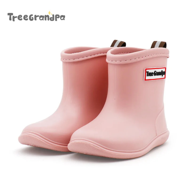 rainy day childrens rain shoes soft bottom lightweight small children men women baby mid-calf rain boots toddler water shoe 250515