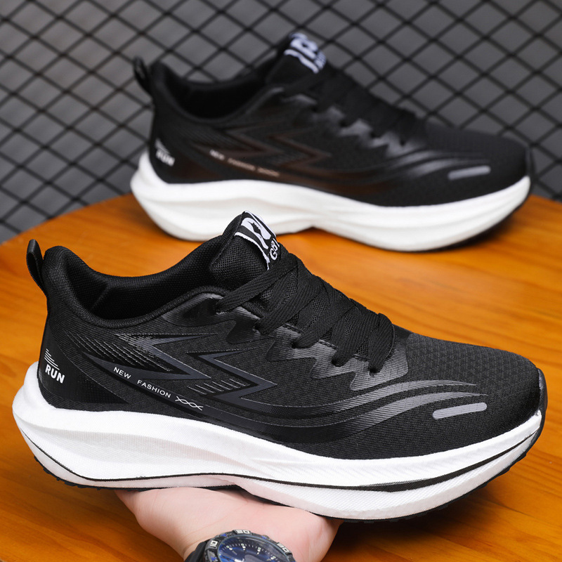 Designer Sneakers for Men Summer 2025 New Breathable Mesh Thick Sole Sport Shoes Outdoor Running Shoes