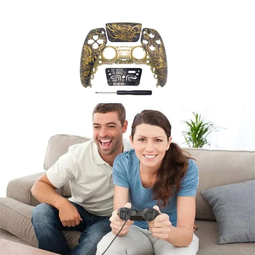 For Ps5 Elite Bdm-010 1Rd Generation Version Front Gamepad Top Cover Replacement Refit Part,G
