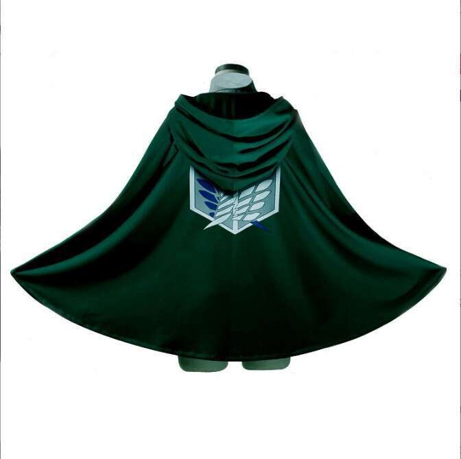 Halloween New Anime Attack Giant Investigation Cloak COS Charge Allen Mikasa Uniform