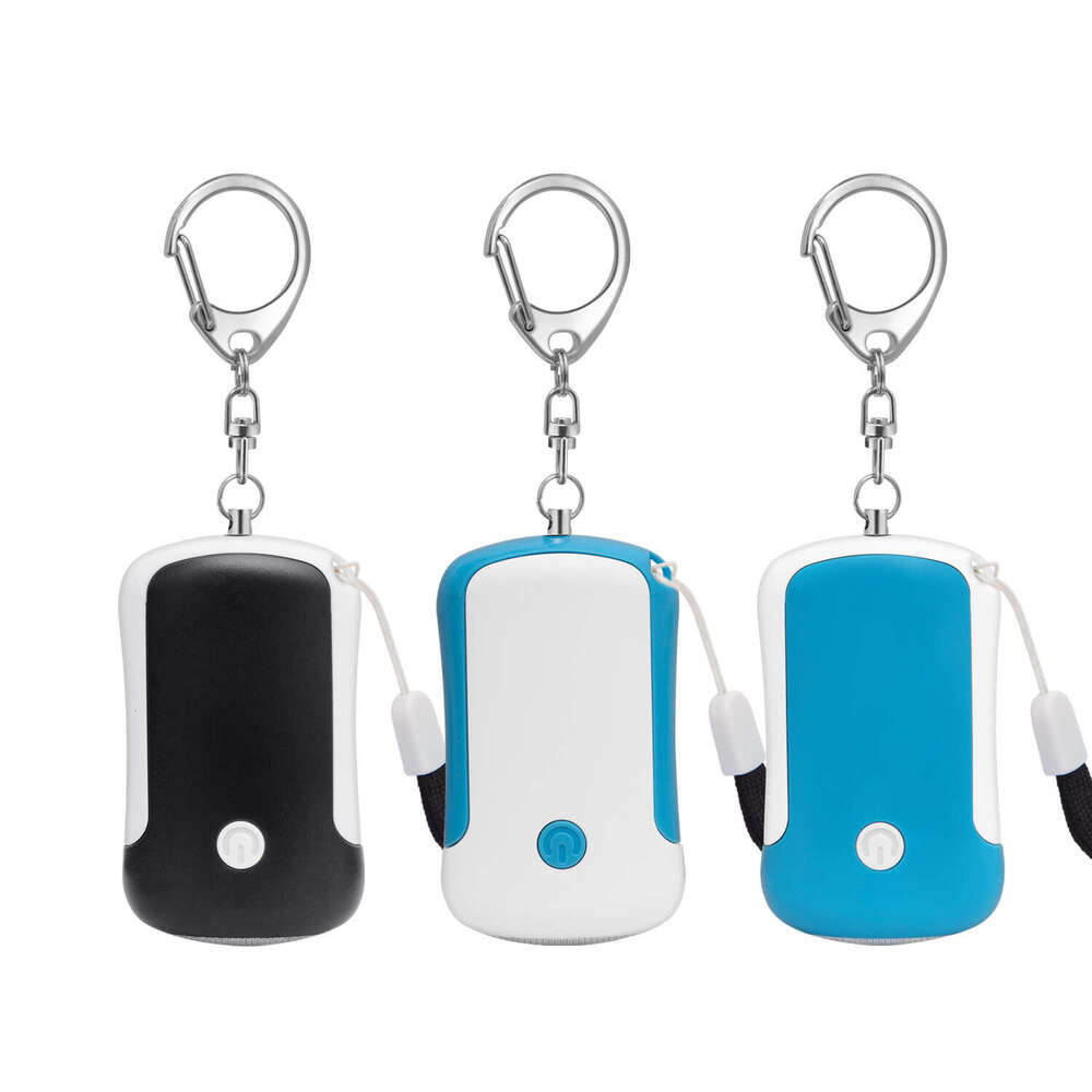 Meinoe flashlight device with light for women, children, elderly, personal alarm, bag decoration, anti wolf artifact