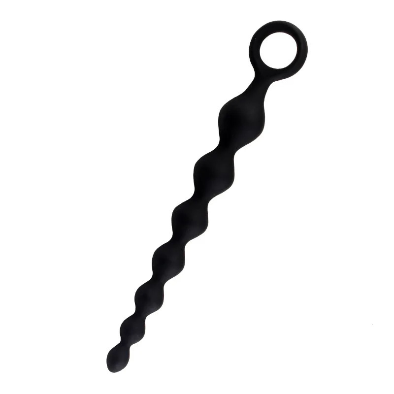 20CM Silicone Anal Beads Prostate Stimulator Ball Butt Plug Anal Plug 18 Adult Women Men Couple Flirt Gay Erotic SM Sex Toys 250515