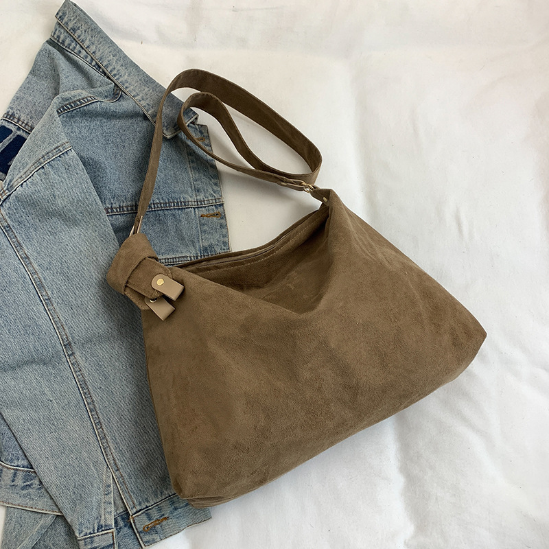 Free Delivery Designer Bag 2025 Fashionable Versatile One Shoulder Tote With Relaxation And Large Capacity Lazy Suede Pillow Bag Luxury Bag