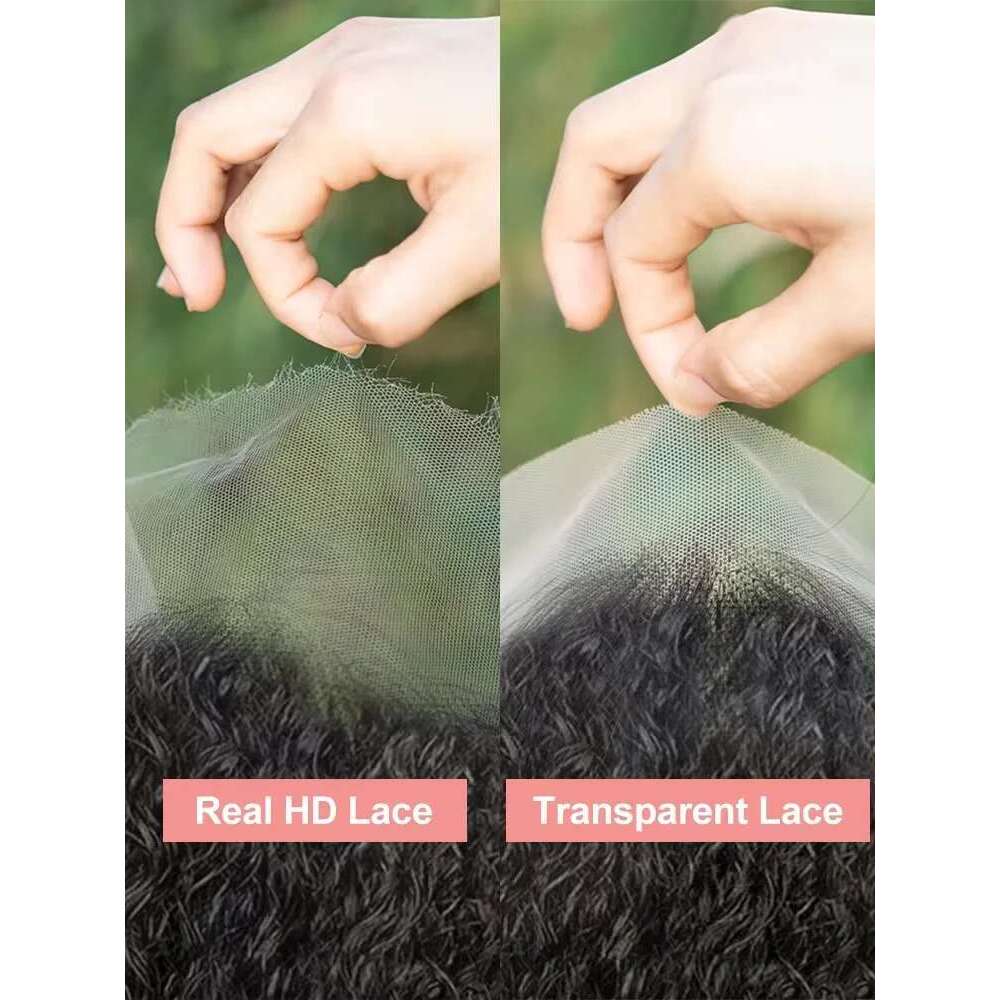 40 46 Inch 13X4 13X6 HD Transparent Bone Straight Lace Front 220 Density Brazilian Human Hair Wigs For Women