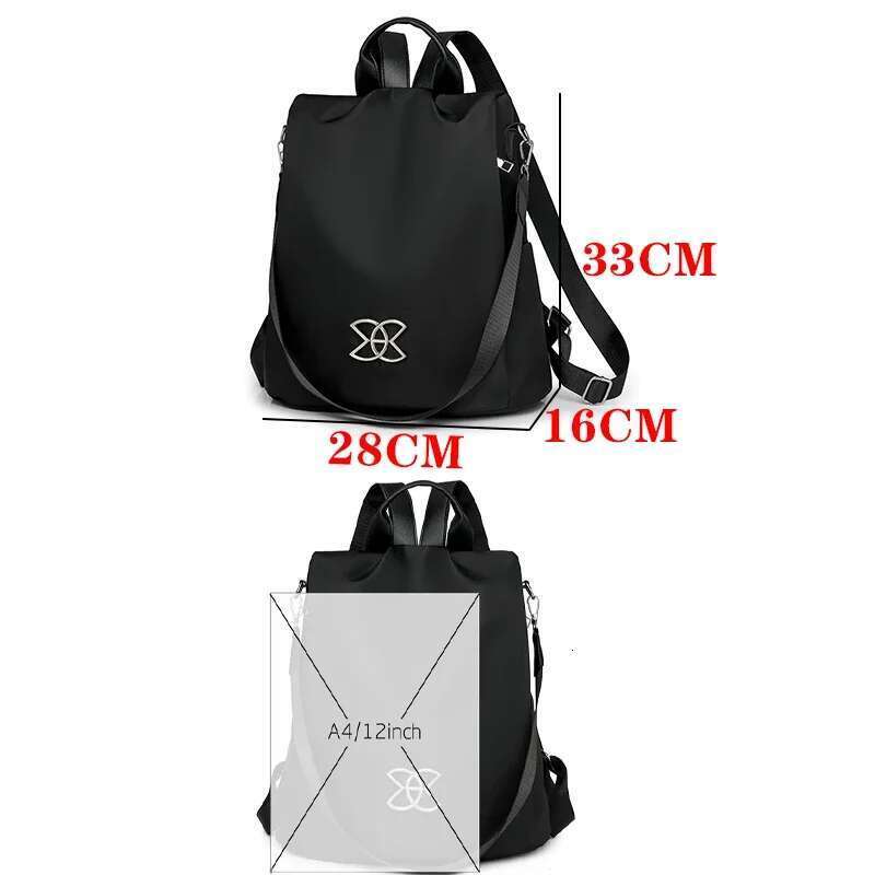 New Senior Sense Oxford Cloth New Lightweight Anti-Theft Leisure Travel Bag Fashion Women's Backpack
