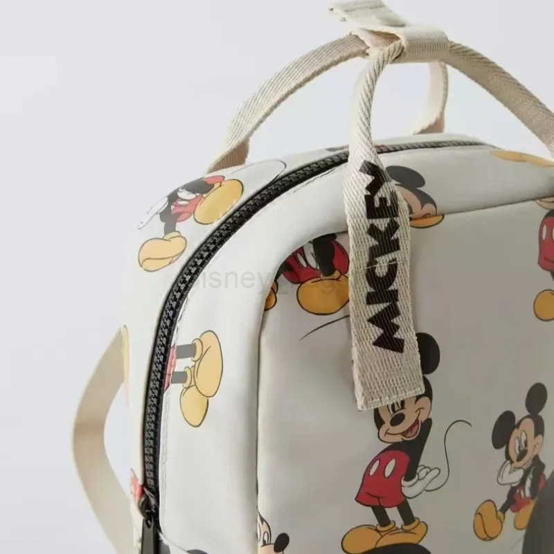 Disney 2025 New Mickey Mouse Cartoon Cute Childrens School Bag Fashionable Lightweight Kindergarten BagXJ250515