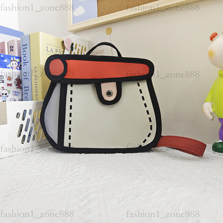 Super Cute Designer Bag Fashion 2D Cartoon Tote Bag High Quality Canvas Handbag Luxury Mini Shoulder Bags Outdoor Beach Party Holiday Gift Summer Godd