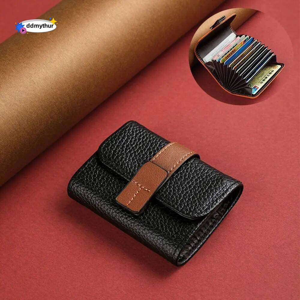 Multi-card Slot Credit Bag PU Leather Small Wallet Coin Purse Card Holder Wallets ddmythur