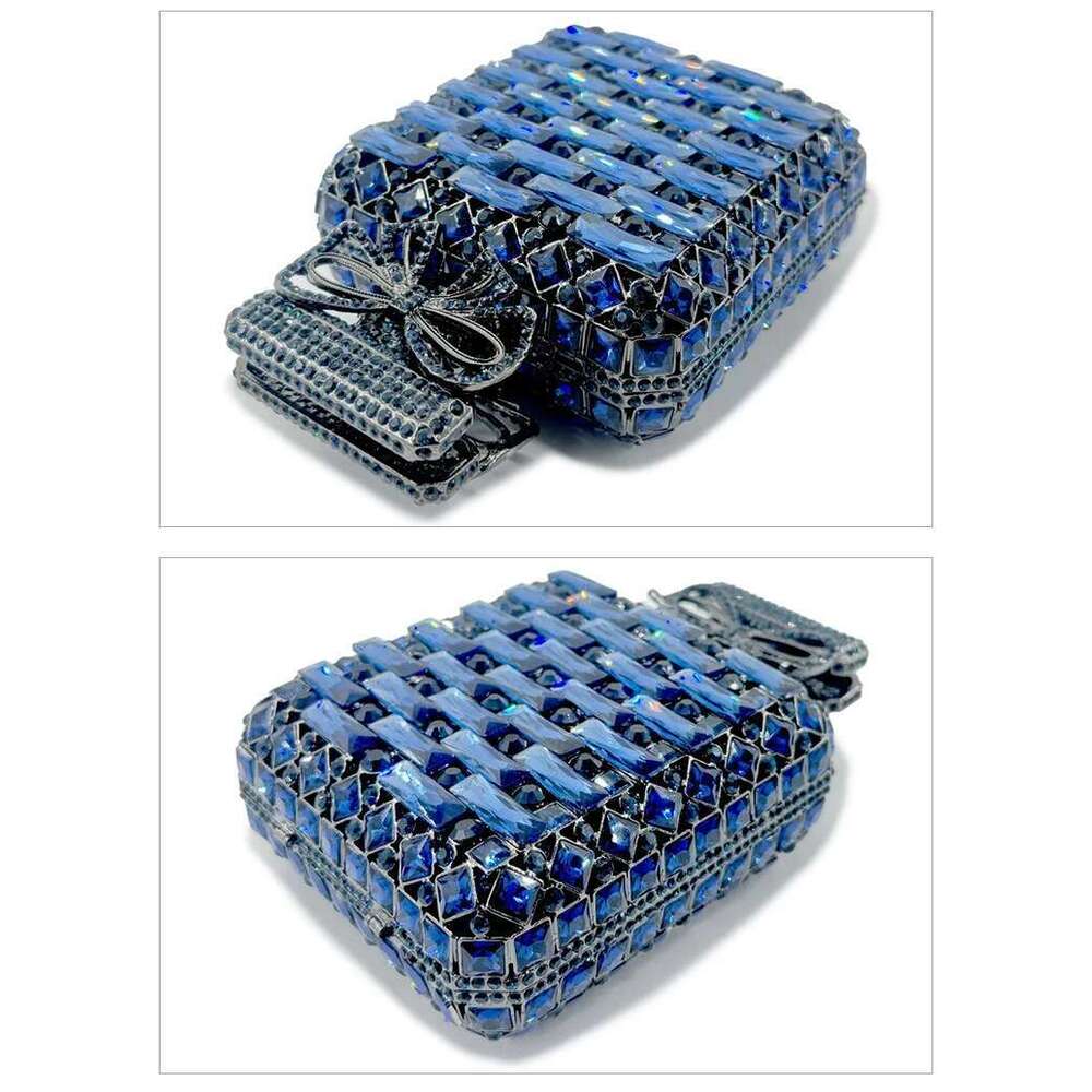 Designer Evening Bag For Women Dia Clutches Glitter Crystal Mini Handbags Formal Dress Party Banquet Wedding Bridal