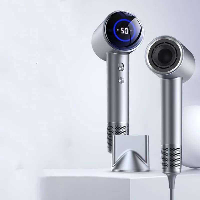 LCD Display 110,000RPM Strong wind High-speed Blow for Fast Dry Negative Ionic Professional Hair Dryer