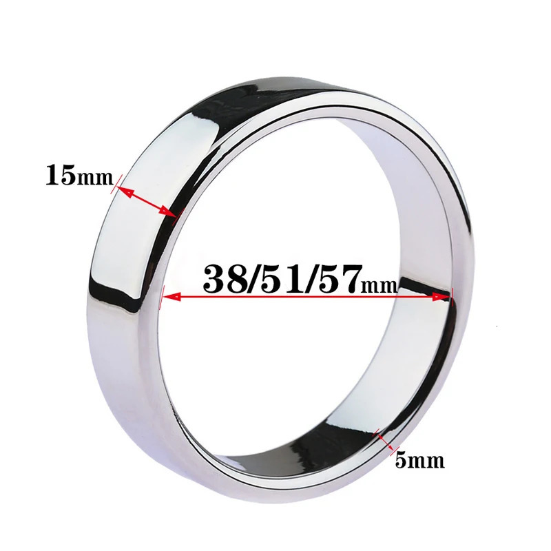 6 sizes Stainless Steel Male Penis Ring Ball Scrotum Stretcher Ejaculation Delay Metal Cock Rings BDSM Sex Toys For Men Cockring 250515