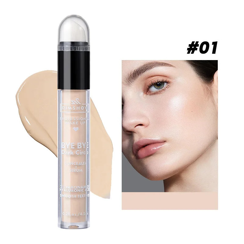 Long Lasting Matte Liquid Concealer with Brush Head Eye Concealer Moisturising Concealer Acne SpotsFreckles Dark Eye Circles 250512