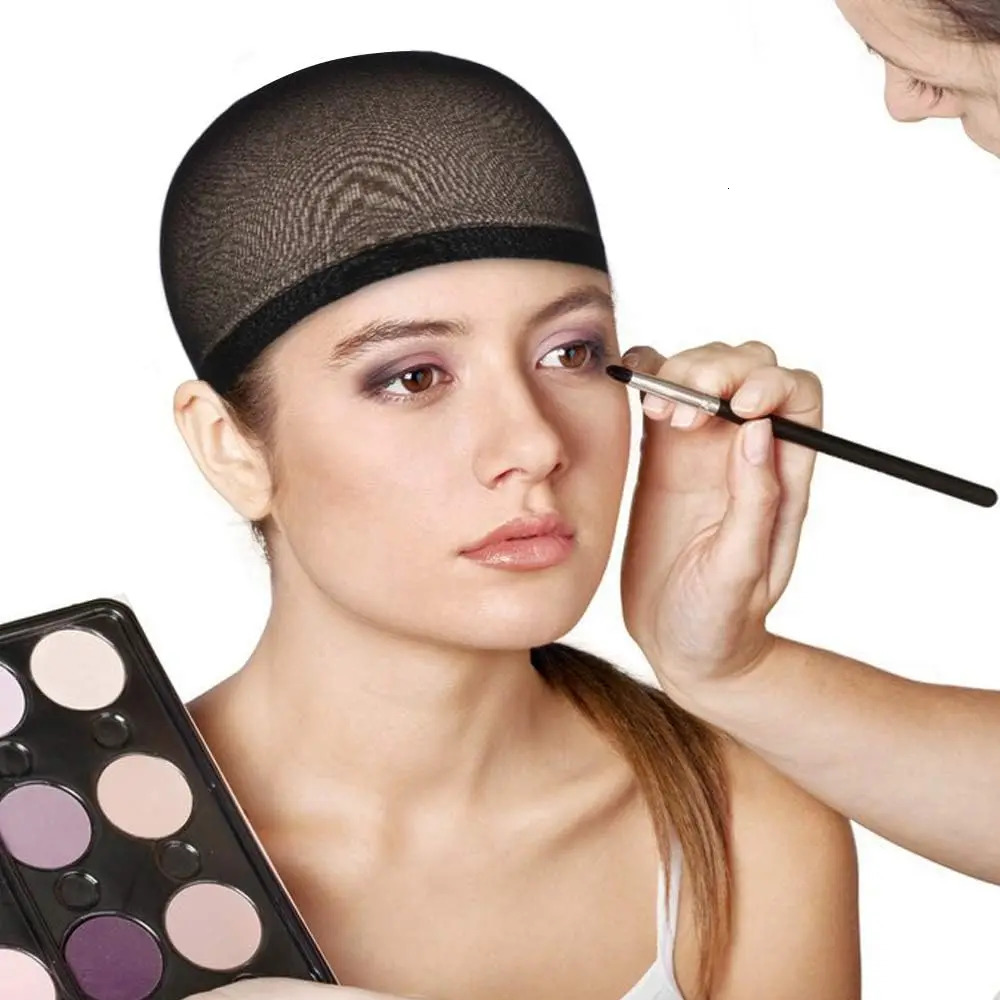 1Pack Nylon Wig Making Cap Mesh Stocking Wig Cap Invisible Hair Nets For Hair Wigs Brown Black Salon Hairnet Wig Caps For Women 250513