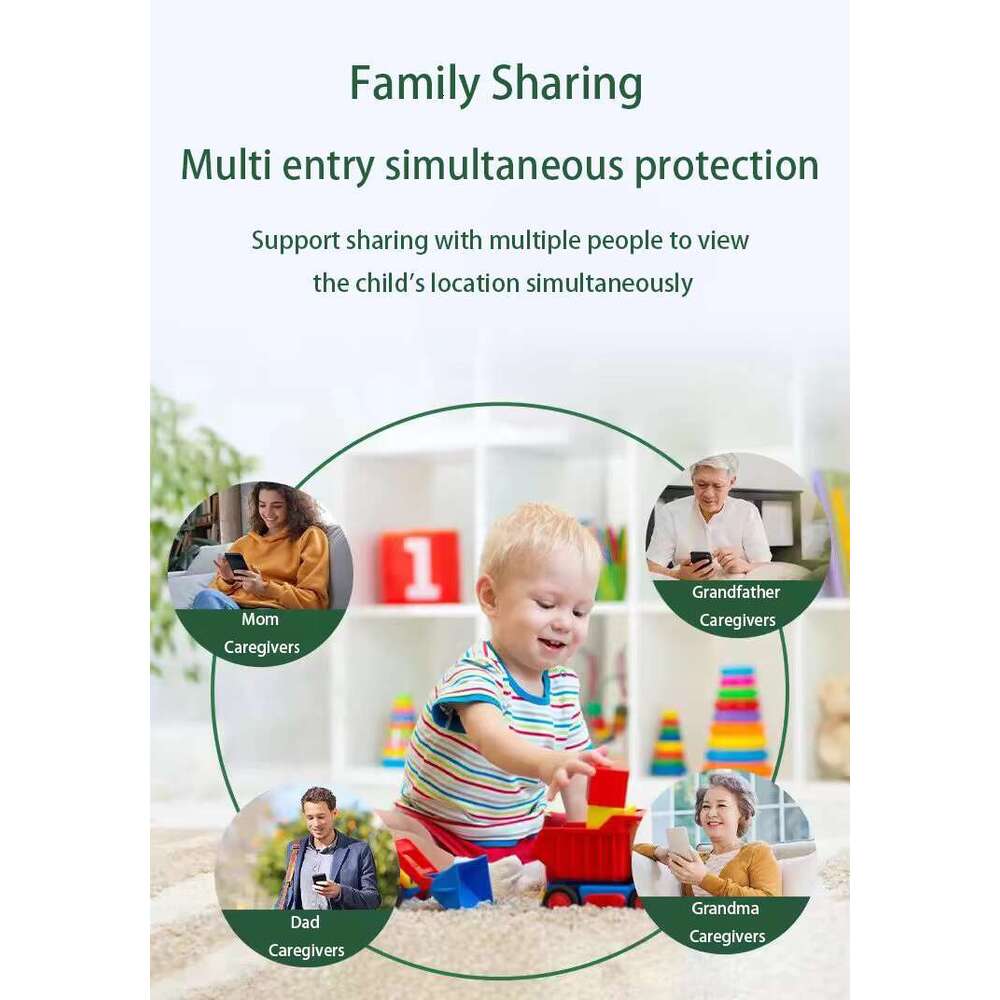 smart mini gps tracker for ios and android historical track query bluetooth antilost device cartoon waterproof strap locator