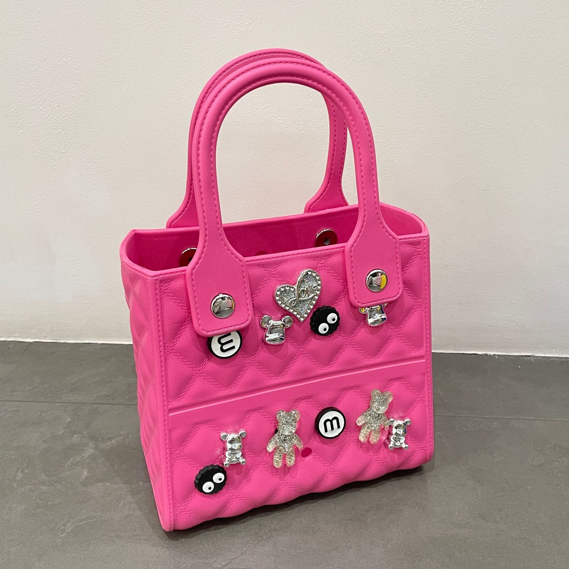 EVA Cave New Ins Beach High Beauty DIY Accessories Small Square Bag Waterproof Handbag