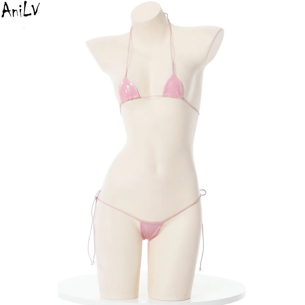 AniLV Summer Beach Mini Bikini Set Women Sexy Underwear Temptation Lingerie Outfit Erotic Costumes 250515