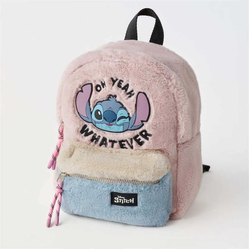 Disney Cartoon Mickey Mouse Cute Fashion Backpack Womens Minnie Canvas School Bag Fashion Large Capacity Backpack Girls MochilaXJ250515