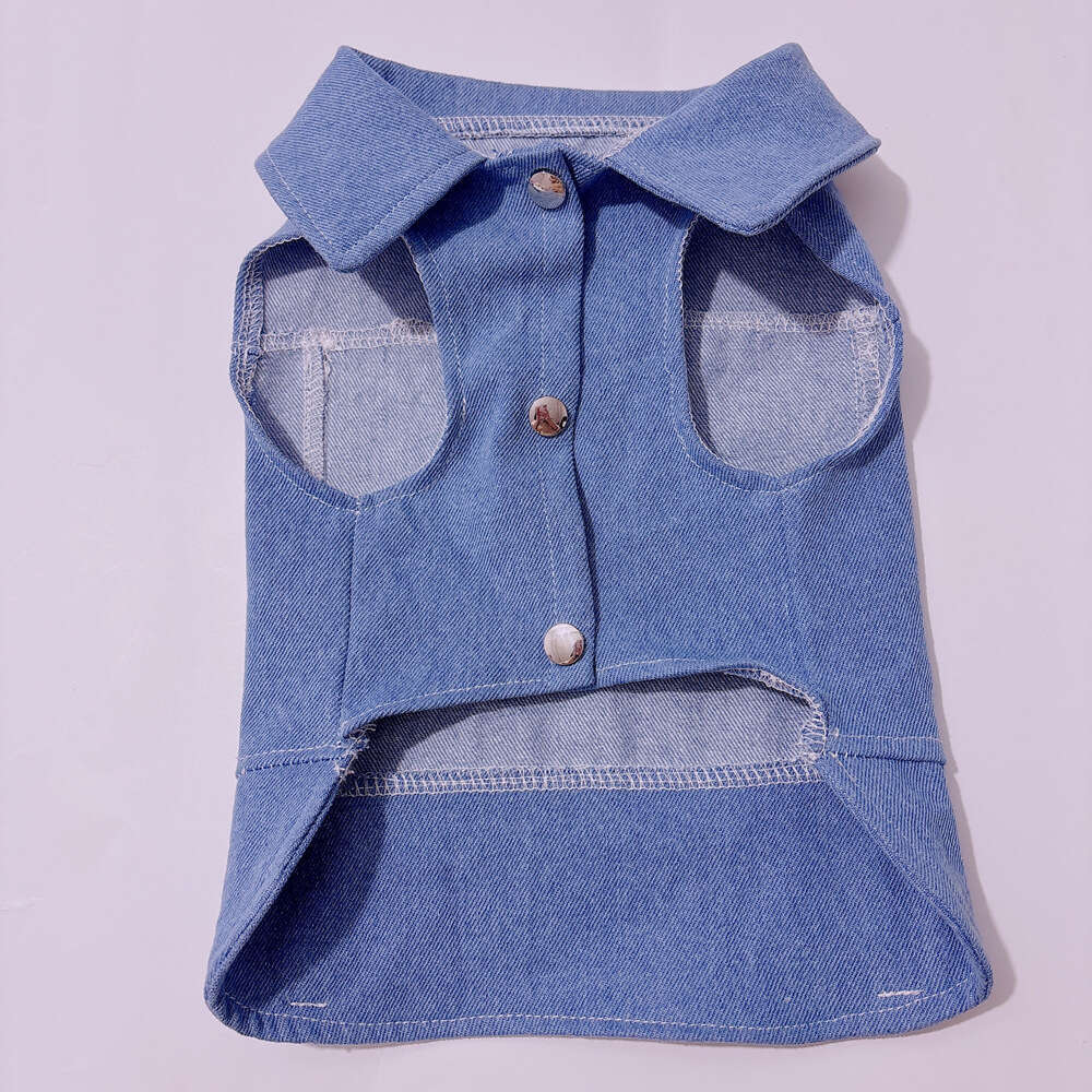 Ins Pet Skirt Vest with Tractor Bears Fadou corgi Couple Dress Small and Medium Dog Clothes