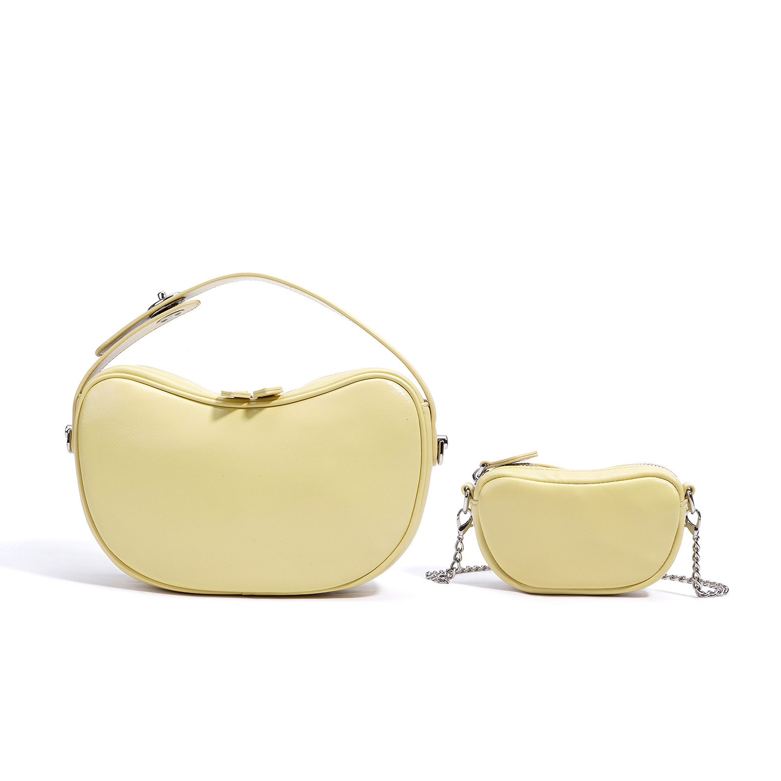 2025S designer pea sheepskin fashionable cashew niche design shoulder temperament high-end mother and child crossbody women bag