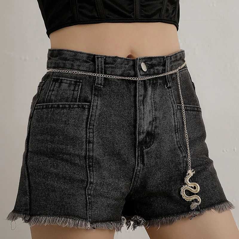 Gold Chain Belt Female Waist Moon Sun Metal Belts For Women Punk Dress Waistband Gothic Jeans Accessory On Ketting Belt Y250515