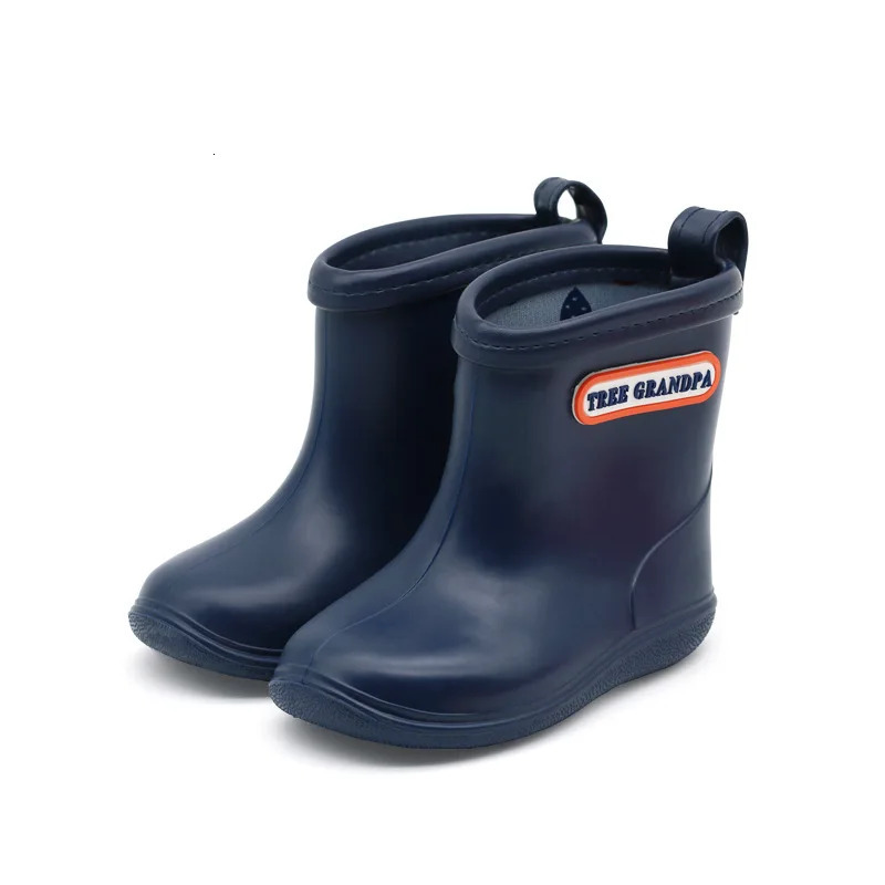 rainy day childrens rain shoes soft bottom lightweight small children men women baby mid-calf rain boots toddler water shoe 250515
