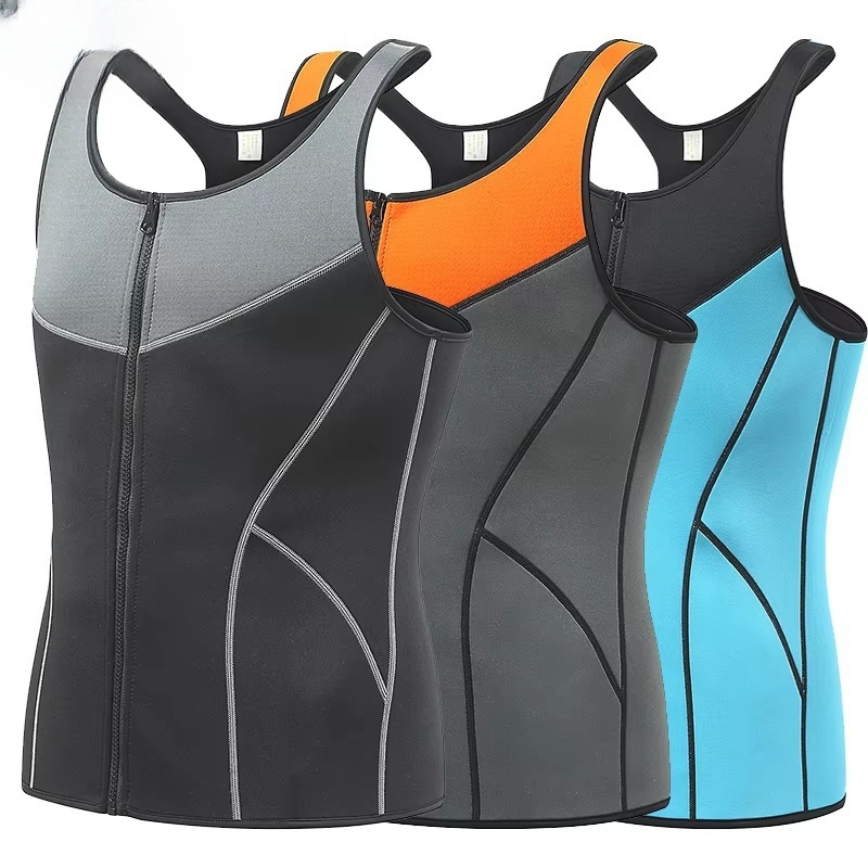 Fitness Slimming Shaper Fitness Gym Vest Abdomen Men Body Shaper Waist Trainer For Workout Reducer Body Shaper For Students Tank Sweat Sauna Suit Top 