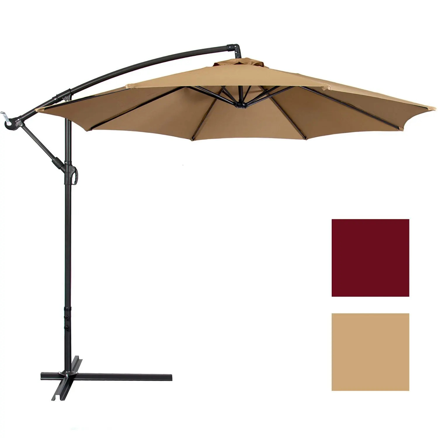 22.73m Garden Umbrella Cover Waterproof Beach Canopy Outdoor Garden UV Protection Parasol Sunshade Umbrella Replacement Cover 250428