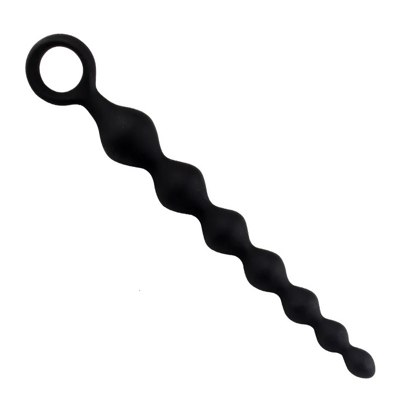 20CM Silicone Anal Beads Prostate Stimulator Ball Butt Plug Anal Plug 18 Adult Women Men Couple Flirt Gay Erotic SM Sex Toys 250515