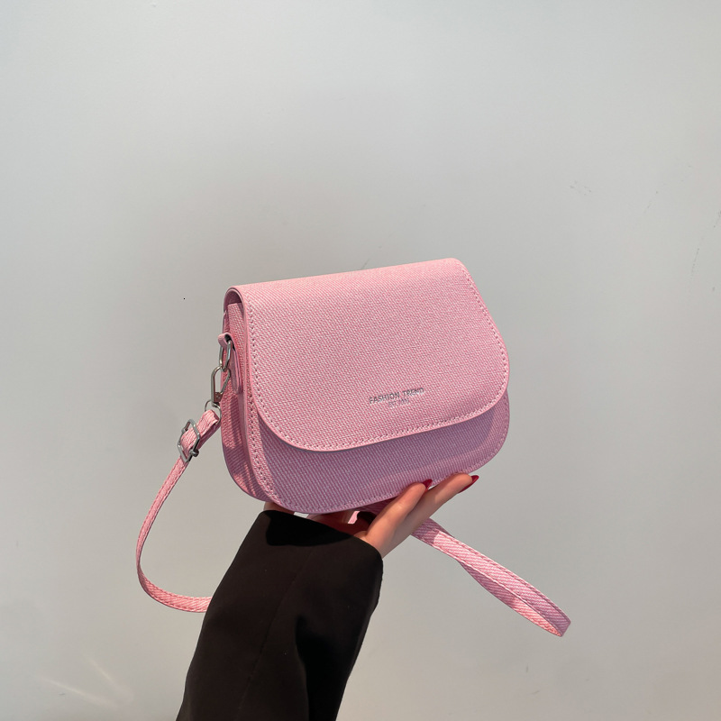 Cute And Minimalist Luxury Bag For Women 2025 New Trend Korean Version Saddle Texture Sen Series Crossbody Free Delivery Designer Bag Small Versatile 