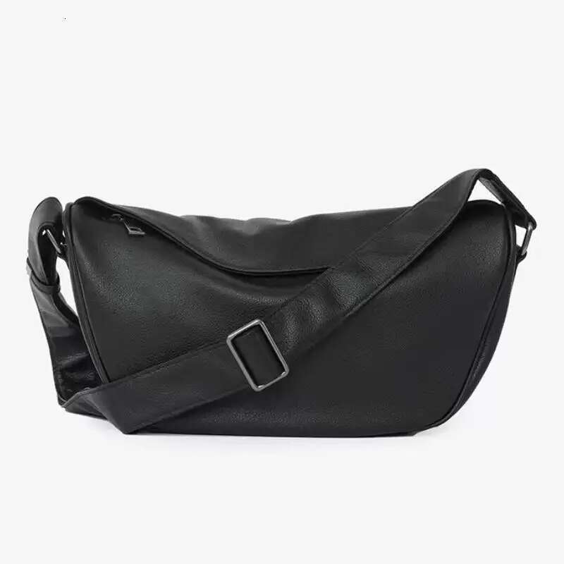 Genuine Leather Crossbody Single Shoulder First Layer Cowhide European and American Vintage Fashion Chest Bag