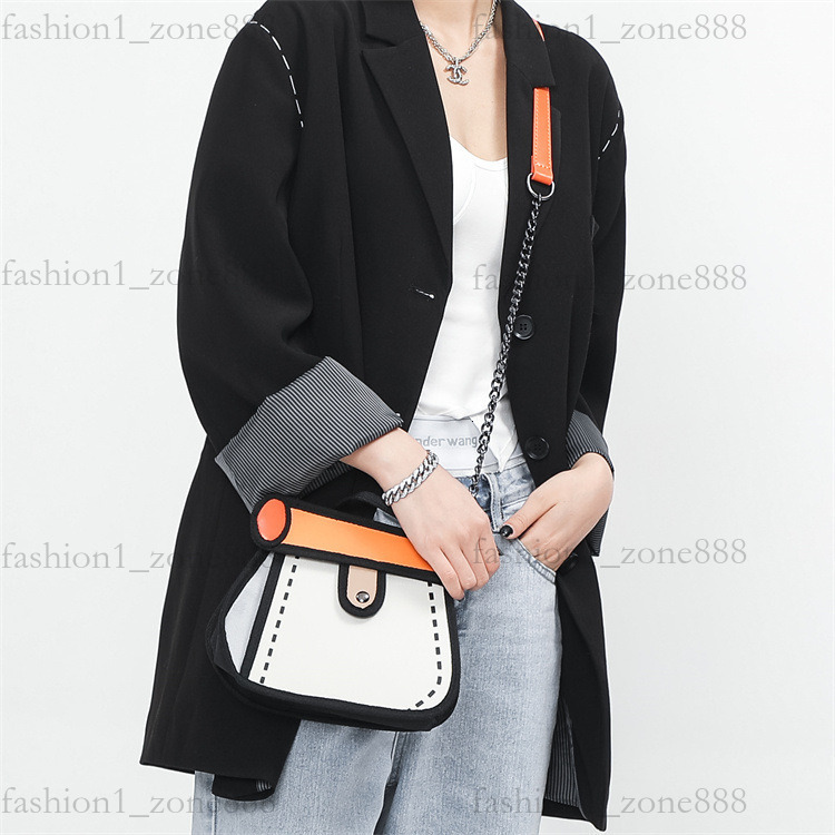 Super Cute Designer Bag Fashion 2D Cartoon Tote Bag High Quality Canvas Handbag Luxury Mini Shoulder Bags Outdoor Beach Party Holiday Gift Summer Godd