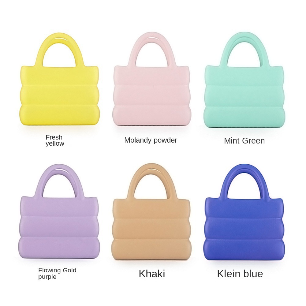 2025 Summer Ins Lightweight EVA Strolling Waterproof New Fashion Handheld Women's Trendy Niche Macaron Bag