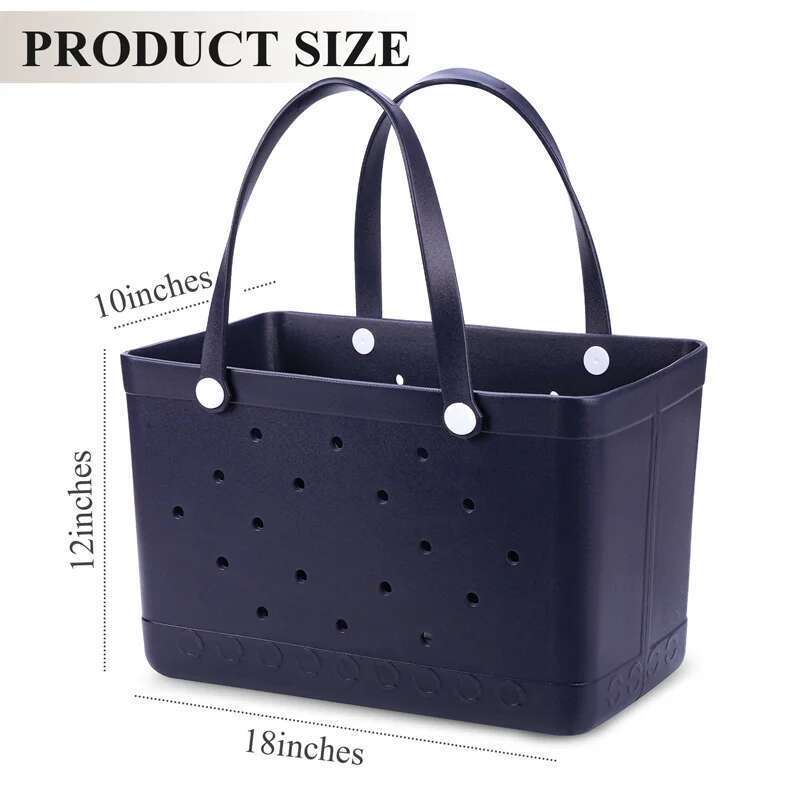Multifunctional Fashion Design Women's Shopping Storage Casual Beach Bag Large Capacity Handbag