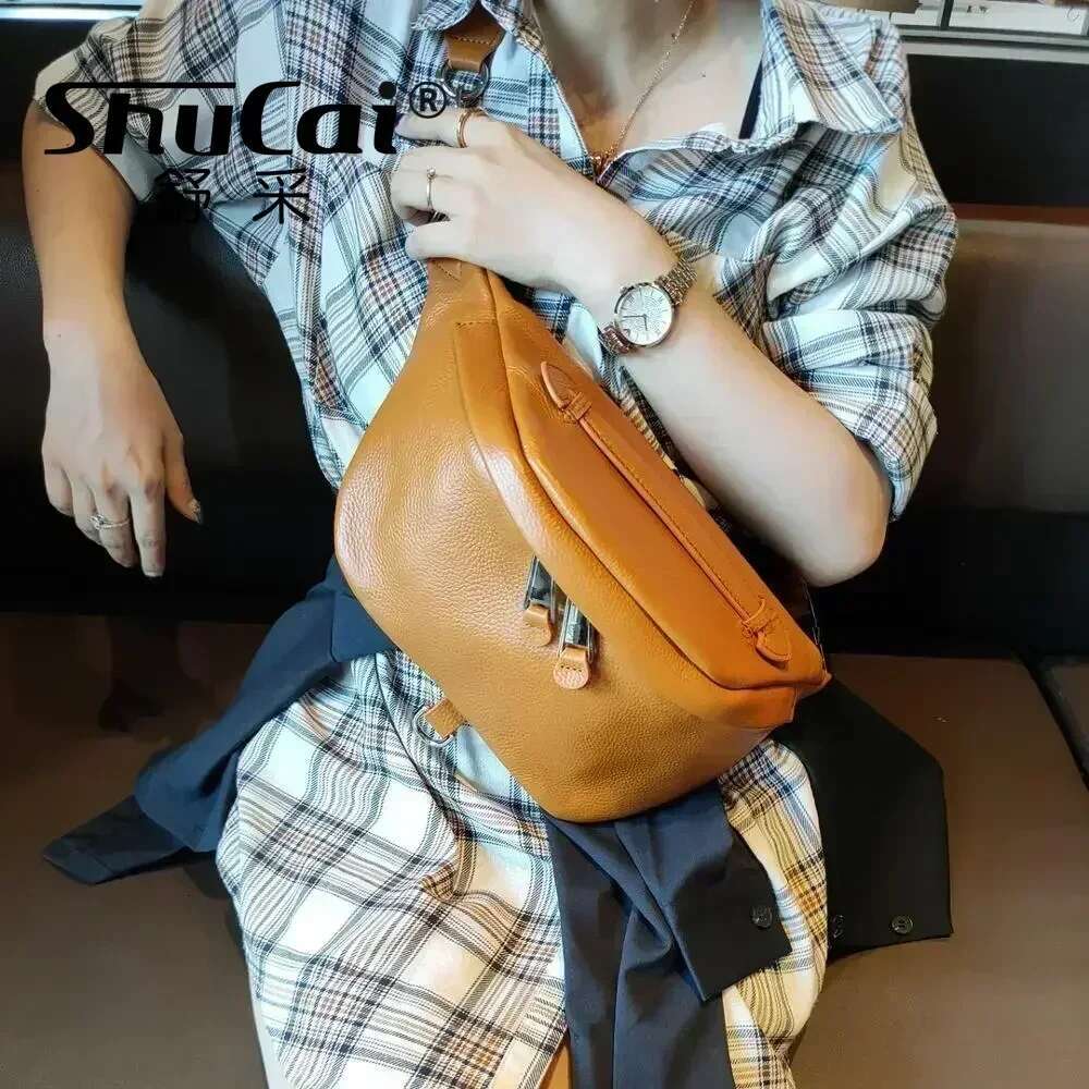 Genuine Leather Belt Waist Packs Designer Brand Quality Female Bag Fanny Pack Bags For Women
