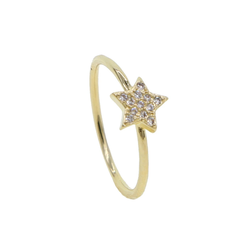 2025 NEW sale cz paved initials 26 Alphabet thin band midi women new name classic letter finger ring