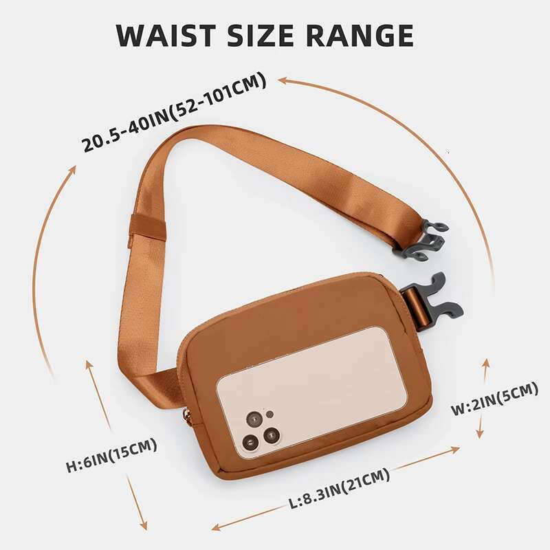 Women Men, Belt Fashion Crossbody Fanny Packs Waterproof Mini Waist Bum Bag for Running, Hiking, Walking and Travel Men, Running, Hiking,