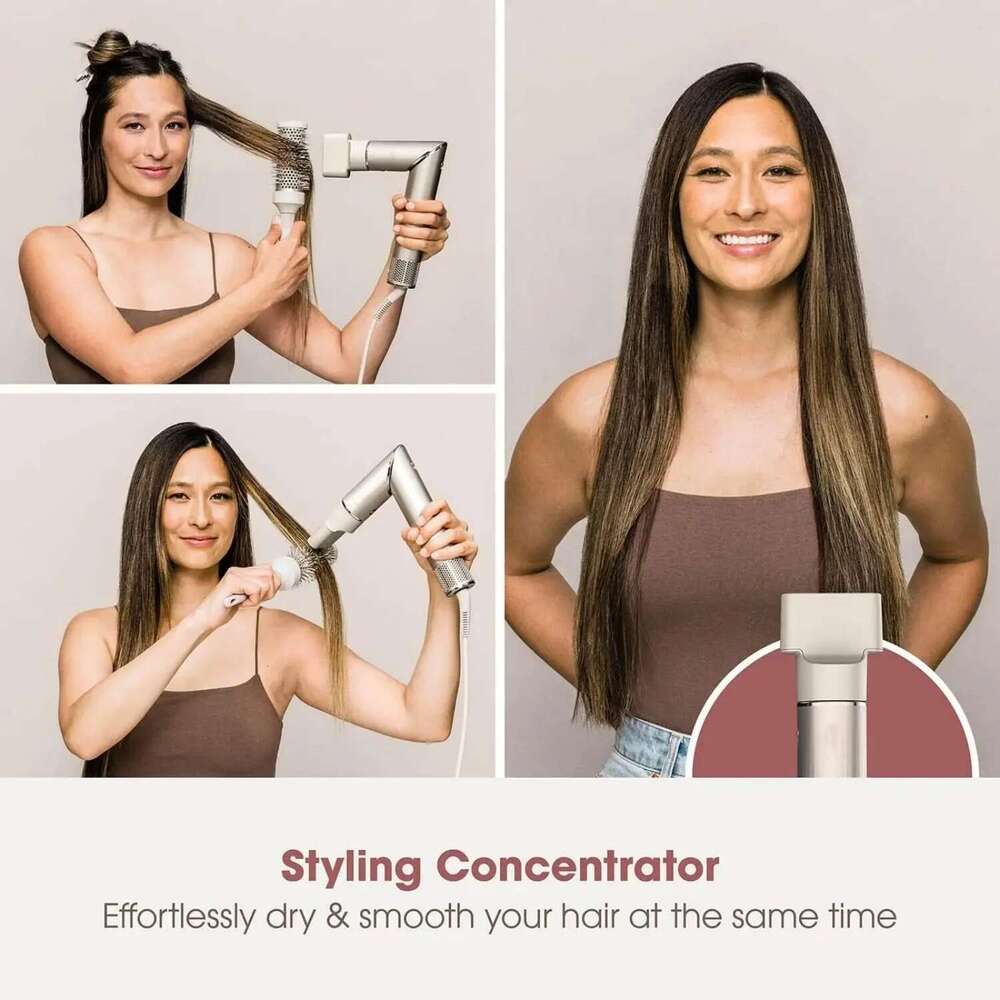 Hot Air Styling Drying System Powerful Hair Dryer Multi-Styler with Auto-Wrap Curlers Brush