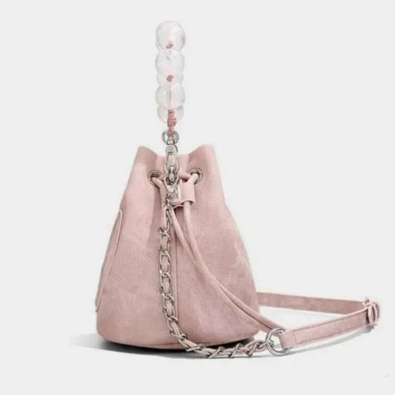 Light Designer Women Bags New Bead Shoulder Crossbody Handbag With Water Bucket And Lucky Bag Gl-6180