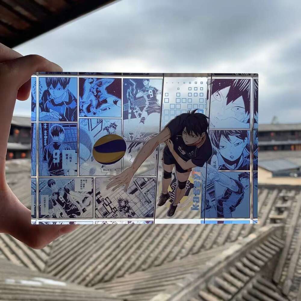 Volleyball Teenagers Sign Acrylic Brick Sunrise Xiangyang Shadow Mountain Feixiong anime Animation Peripheral Desktop Decoration