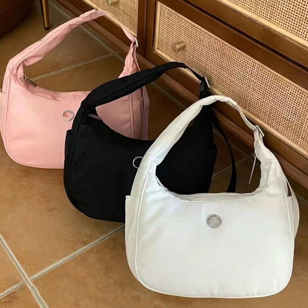 Designer Womens Armpit Bags Waterproof Black Shoulder Bag Minimalist Yoga Gym Bag 4L Handbag for Women