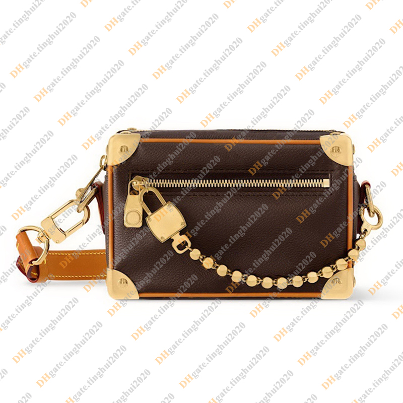 Men Fashion Casual Designe Luxury Mini Soft Trunk Bag Messenger Bag Crossbody Shoulder Bag Totes Handbag TOP Mirror Quality M14729 Pouch Purse