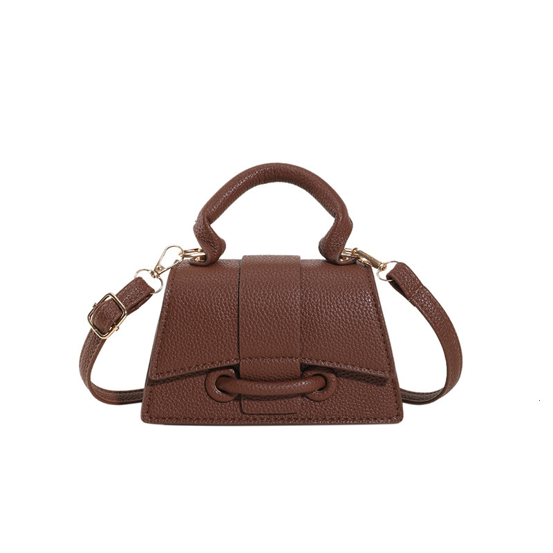 Women's with high-end feel, 2025 new niche handbag, versatile texture, mini diagonal cross bag
