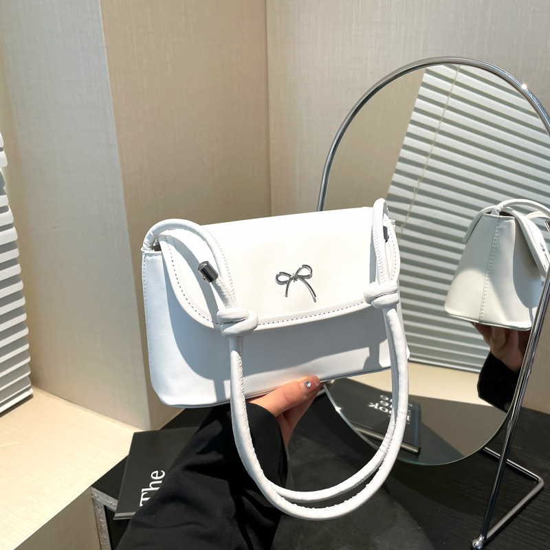 Free Delivery Designer Bag French Textured Small Square 2025 Winter Korean Version Trendy Fashion Shoulder Simple And Versatile Underarm Women's 