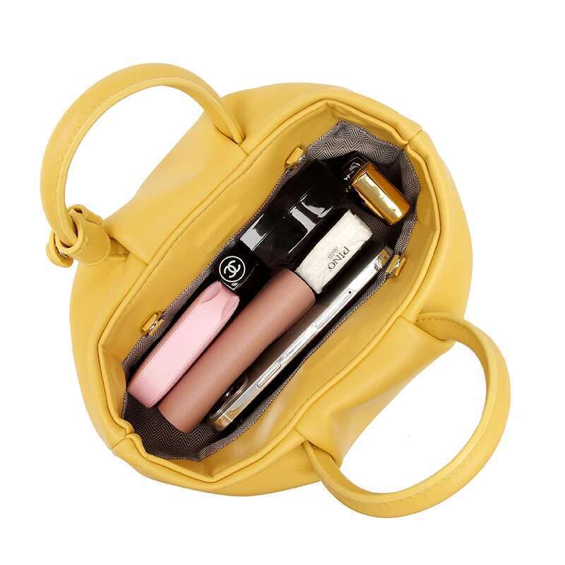 High Quality Textured Leather Cloud Beads Beading Women Fashion Handbag Lady Purse Shoulder Messenger Female Casual Bag